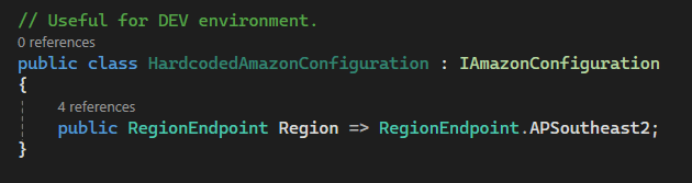 HardcodedAmazonConfiguration